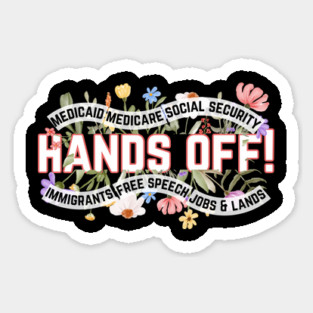Hands Off Protest Magnet