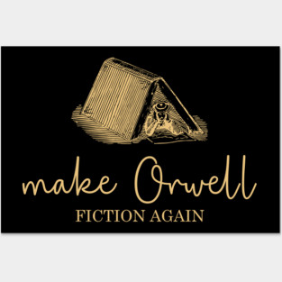 Funny Orwell 1984 animal farm - dystopian political fiction Posters and Art