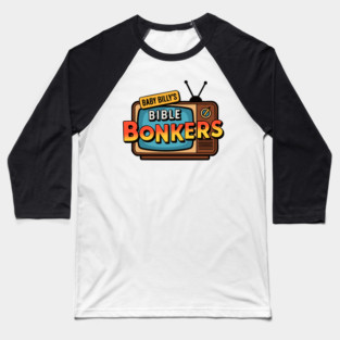 Baby Billy's Bible Bonkers - Funny Righteous Gemstones Retro TV Show Baseball T-Shirt