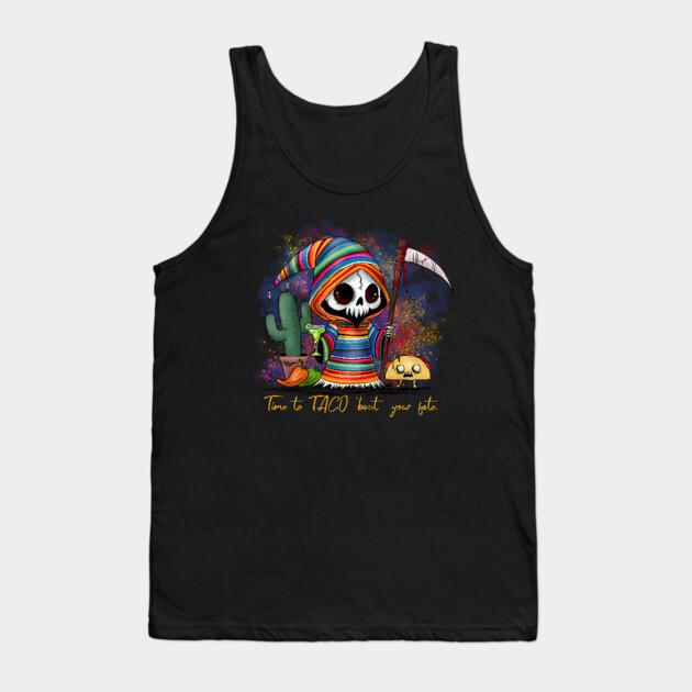 Cinco de Mayo Grim Reaper Tank Top by H. R. Sinclair