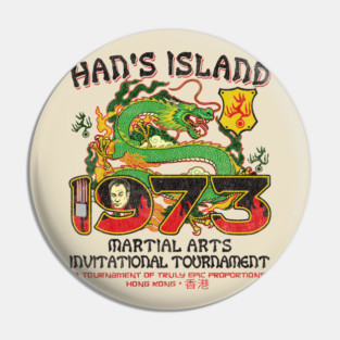 Han Island Tournament 1973 Worn Lts Pin