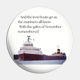 History -- Edmund Fitzgerald Pin