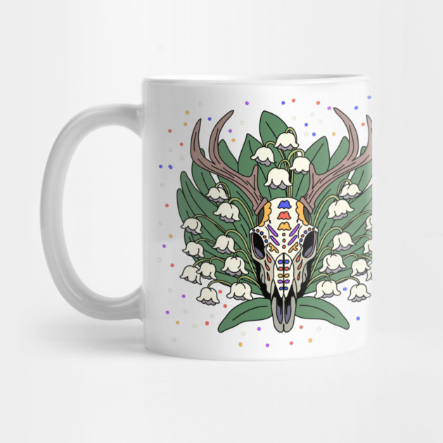 May's Lily of the Valley & Deer Skull by H. R. Sinclair