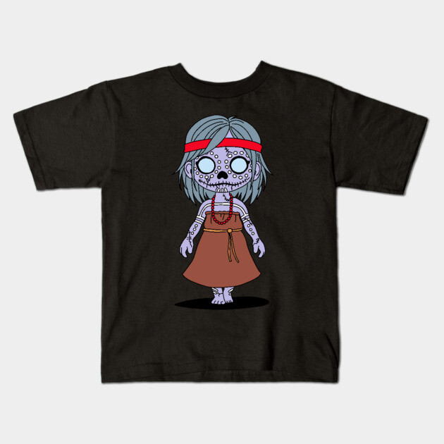 Cute Aboriginal Australian Zombie Kids T-Shirt by H. R. Sinclair