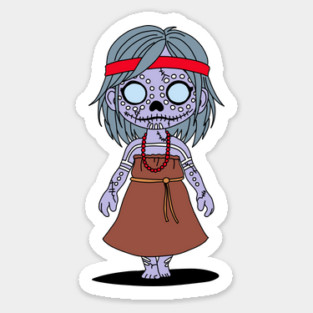Cute Aboriginal Australian Zombie Sticker
