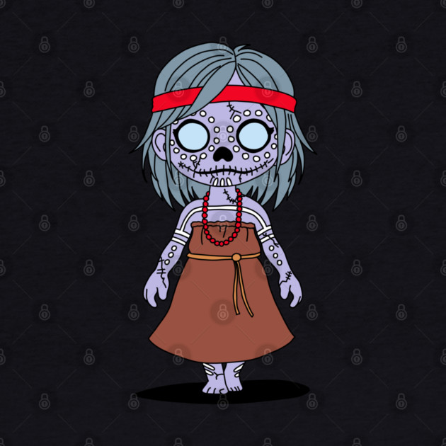 Cute Aboriginal Australian Zombie by H. R. Sinclair
