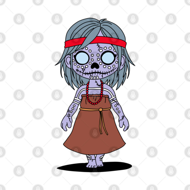 Cute Aboriginal Australian Zombie by H. R. Sinclair