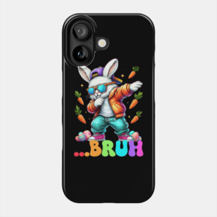 Bruh Dab Bunny Easter Funny Kids Toddler Boys Mens Easter Phone Case