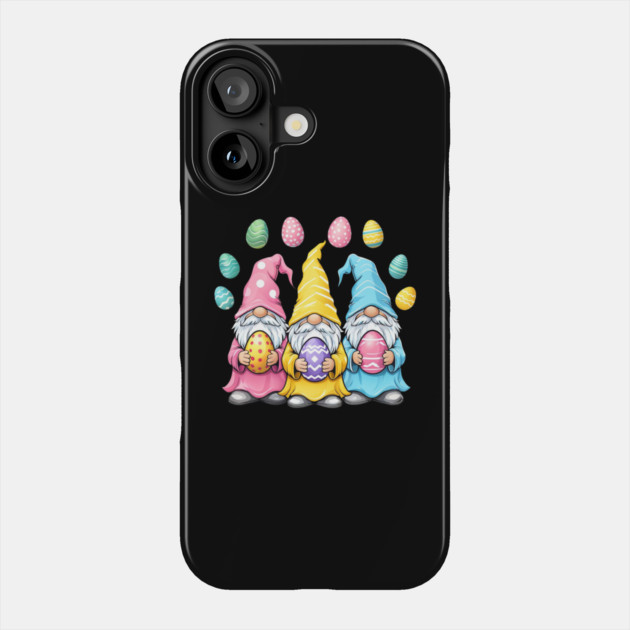Gnome Easter Shirt Women Easter Outfit Easter Girls Phone Case by Creatifly Graphic Tees