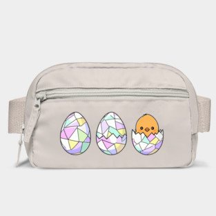 Chickens and Easter Eggs with a Baby Chick Bag