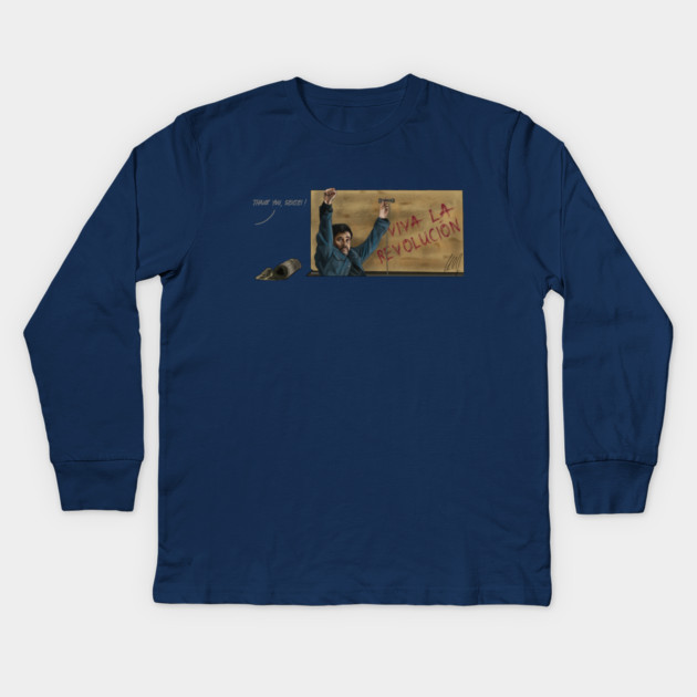One Battle After Another: VIVA LA REVOLUCIÓN Kids Long Sleeve T-Shirt by 51Deesigns
