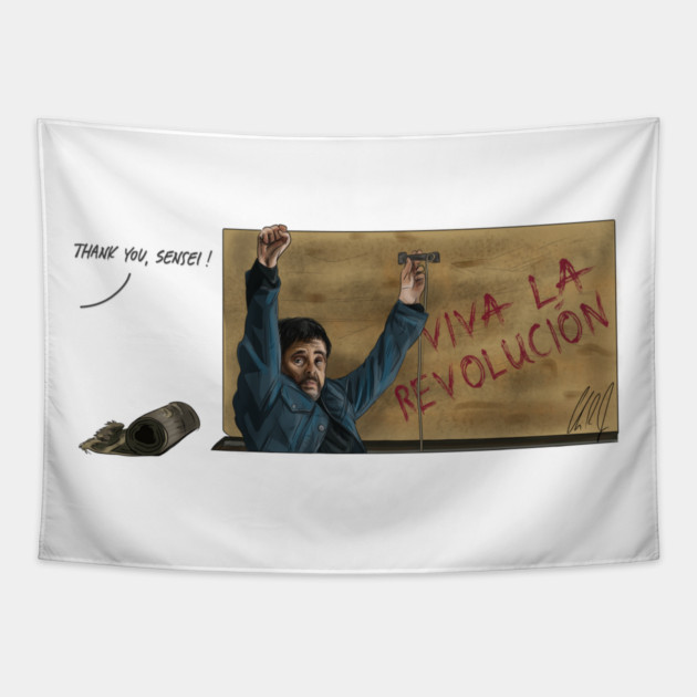One Battle After Another: VIVA LA REVOLUCIÓN Tapestry by 51Deesigns