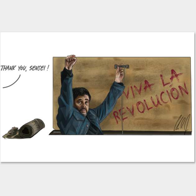 One Battle After Another: VIVA LA REVOLUCIÓN Wall Art by 51Deesigns