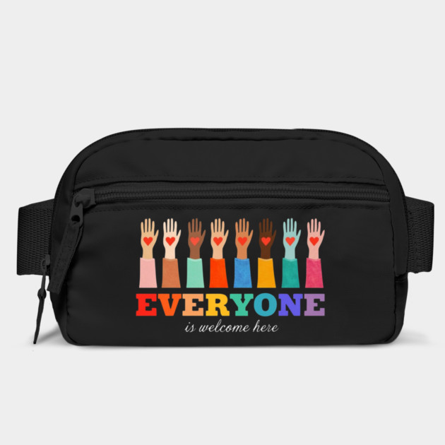 Everyone-Is-Welcome-Here by Creatifly Graphic Tees