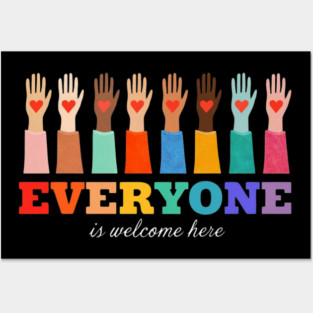 Everyone-Is-Welcome-Here Posters and Art