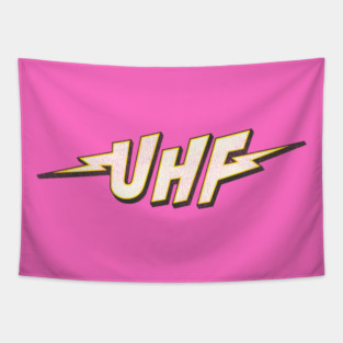 UHF Distressed Lightning Sign Tapestry