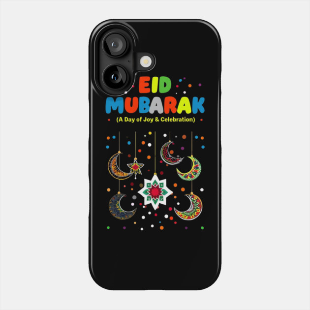 Happy Eid Mubarak for Muslim Kids Eid al Fitr Phone Case by Creatifly Graphic Tees