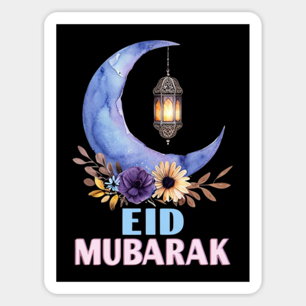 Eid Alfitr Mubarak Kareem, Happy Ramadan Mubarak Kareem Magnet by Creatifly Graphic Tees