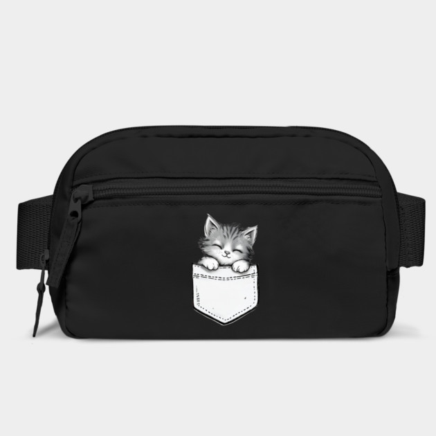 Pocket Cute Cat by Creatifly Graphic Tees