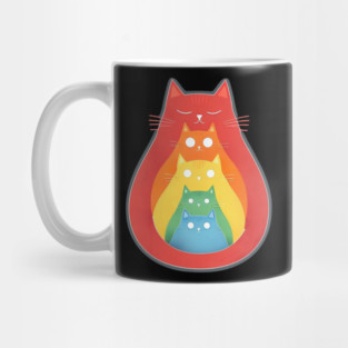 Rainbow Cats Mug
