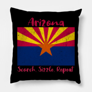 Arizona Sizzle Scorch Repeat Pillow