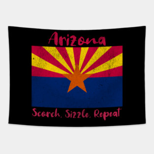 Arizona Sizzle Scorch Repeat Tapestry
