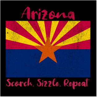 Arizona Sizzle Scorch Repeat Posters and Art