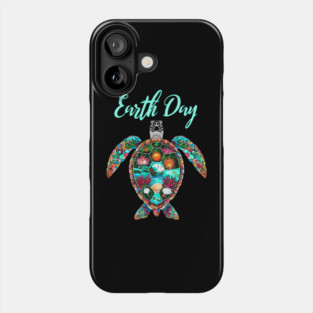Sea Turtle Earth Day Save The Earth Phone Case