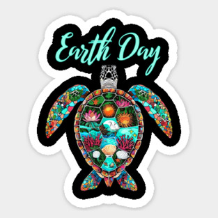 Sea Turtle Earth Day Save The Earth Magnet
