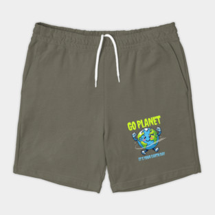 Go Planet It's Your Earth Day Shorts