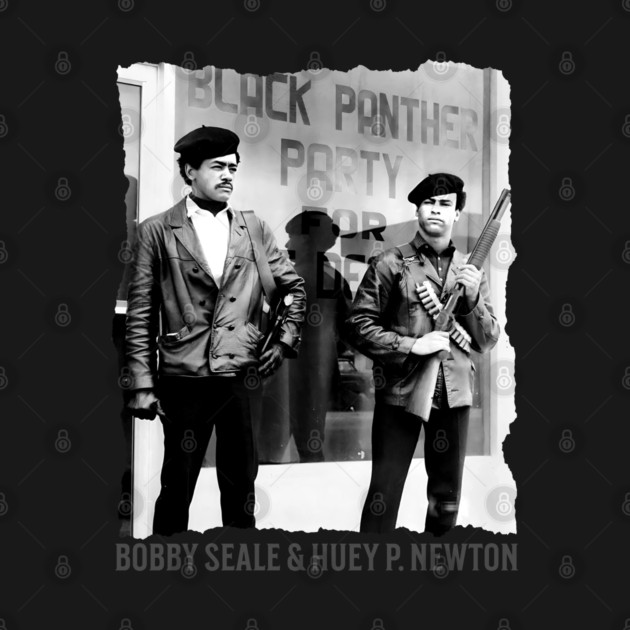 BOBBY SEALE & HUEY P. NEWTON - Black Panther Party by UrbanLifeApparel