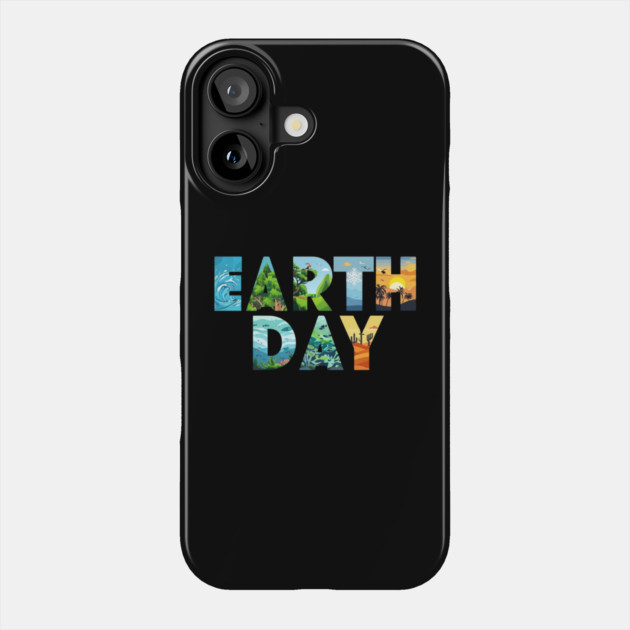 Earth Day Environmental Protection Save Tree & Animals Phone Case by Creatifly Graphic Tees