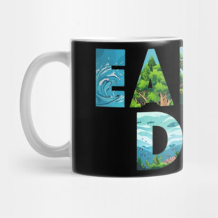 Earth Day Environmental Protection Save Tree & Animals Mug