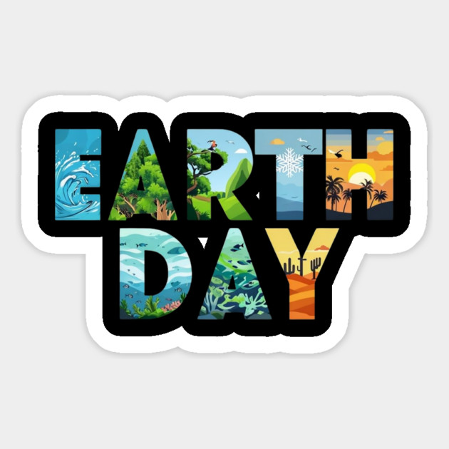 Earth Day Environmental Protection Save Tree & Animals Magnet by Creatifly Graphic Tees