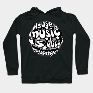 HOUSE MUSIC  - Disco's Revenge 8 (white/grey) Hoodie