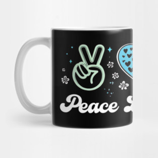 Peace Love Earth Day Everyday Hippie Planet Anniversary Mug