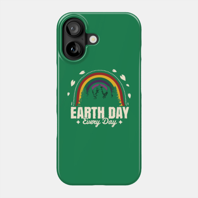 Earth Day Everyday Awareness Planet Phone Case by Creatifly Graphic Tees
