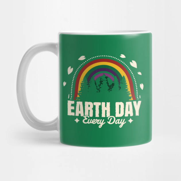 Earth Day Everyday Awareness Planet by Creatifly Graphic Tees
