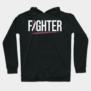 Fighter - Oral Throat Cancer Head And Neck Cancer Awareness Hoodie