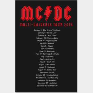 MC/DC Multi-Universe Tour Posters and Art