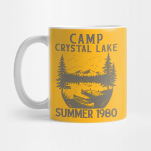 Camp Crystal Lake – Vintage Summer 1980 Horror Camp Shirt Mug