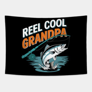 Reel Cool Grandpa Tapestry
