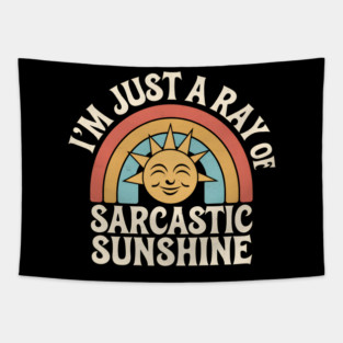 Sarcastic Sunshine Tapestry