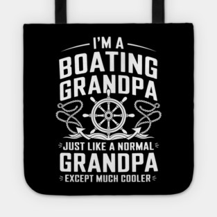 Boating Grandpa Tote