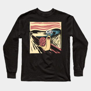 Snail Scream Long Sleeve T-Shirt
