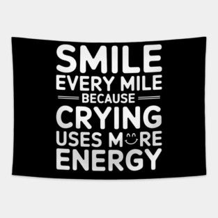 Smile Every Mile Tapestry
