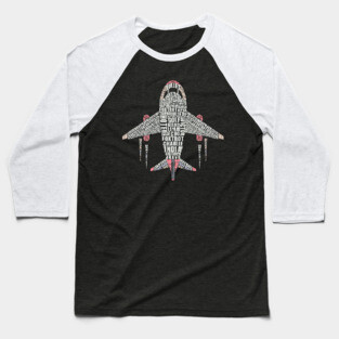 Aviation Phonetic Alphabet Flying Pilot Baseball T-Shirt