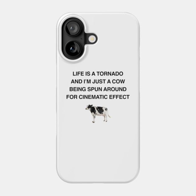 LIFE IS A TORNADO Phone Case by Chaotic's Store