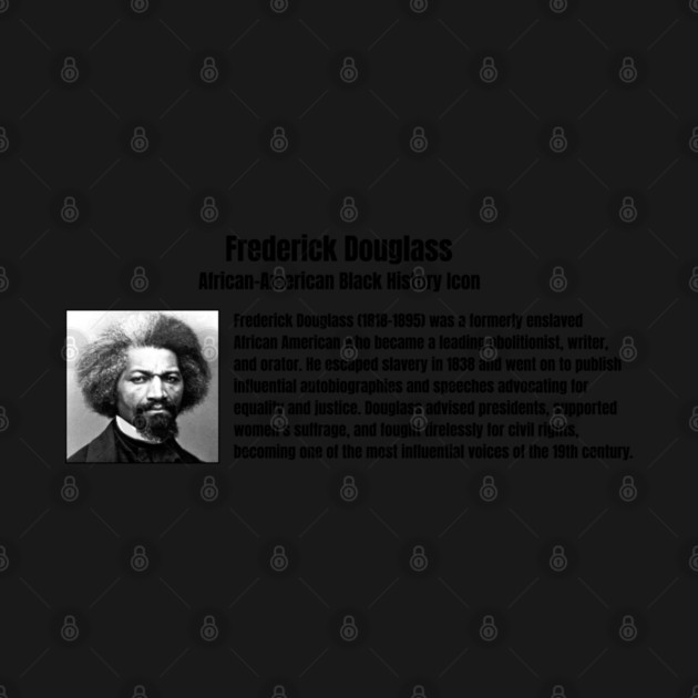 Frederick Douglass - Black History Icon by UrbanLifeApparel