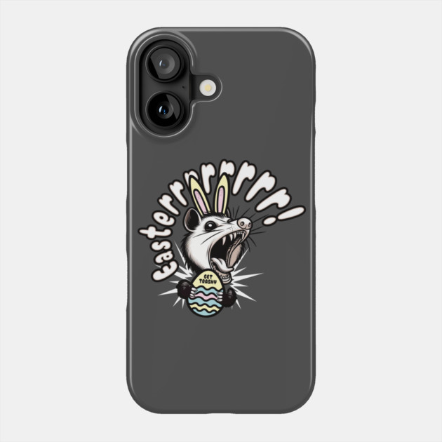 Easter Screaming Possum Phone Case by Kevin's Store 2